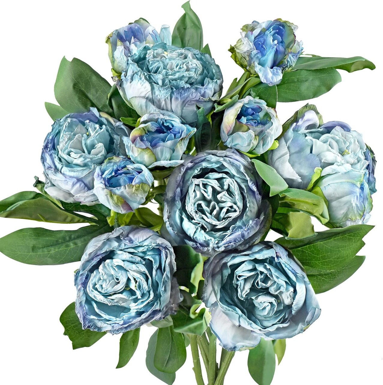 Artificial Peonies & Hydrangeas Bouquet – Silk Floral Centerpiece for Wedding & Home Decor